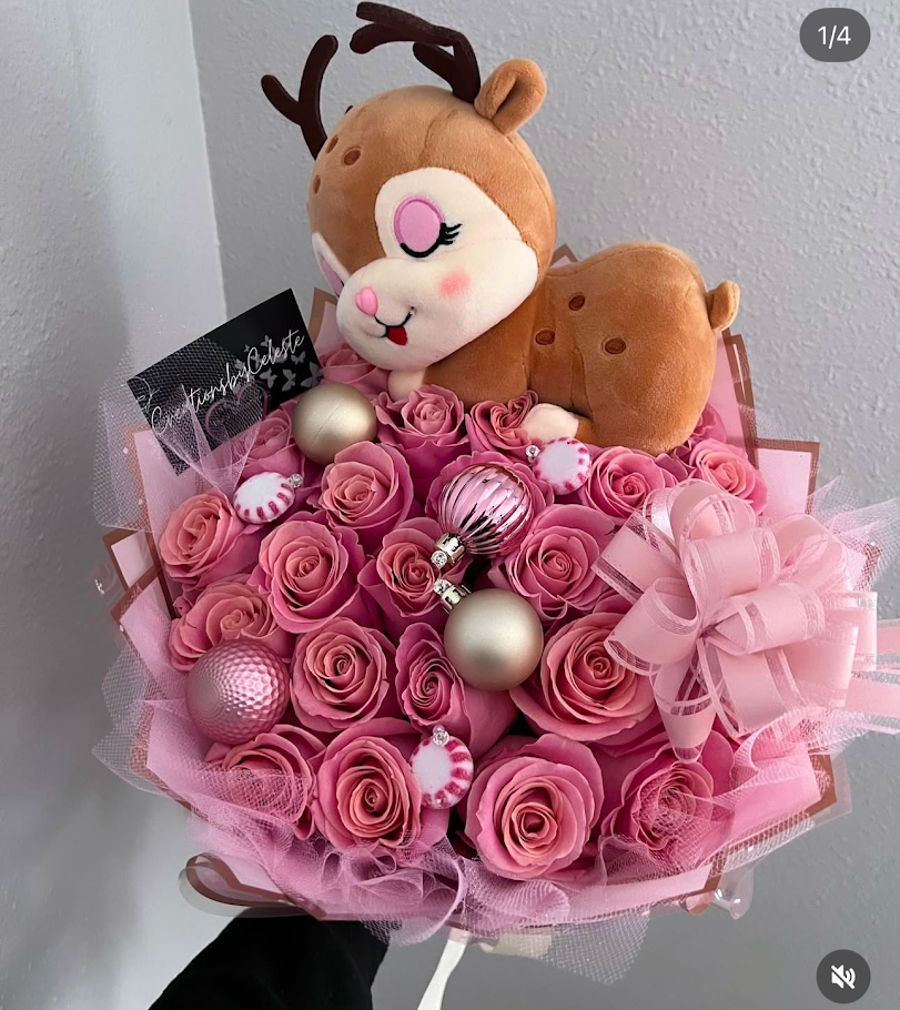 Rudolph Sweet Pink Bouquet image 0