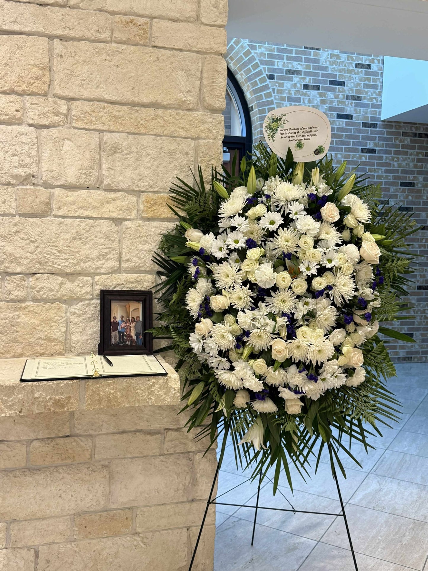 Eternal Peace Standing Wreath image 1