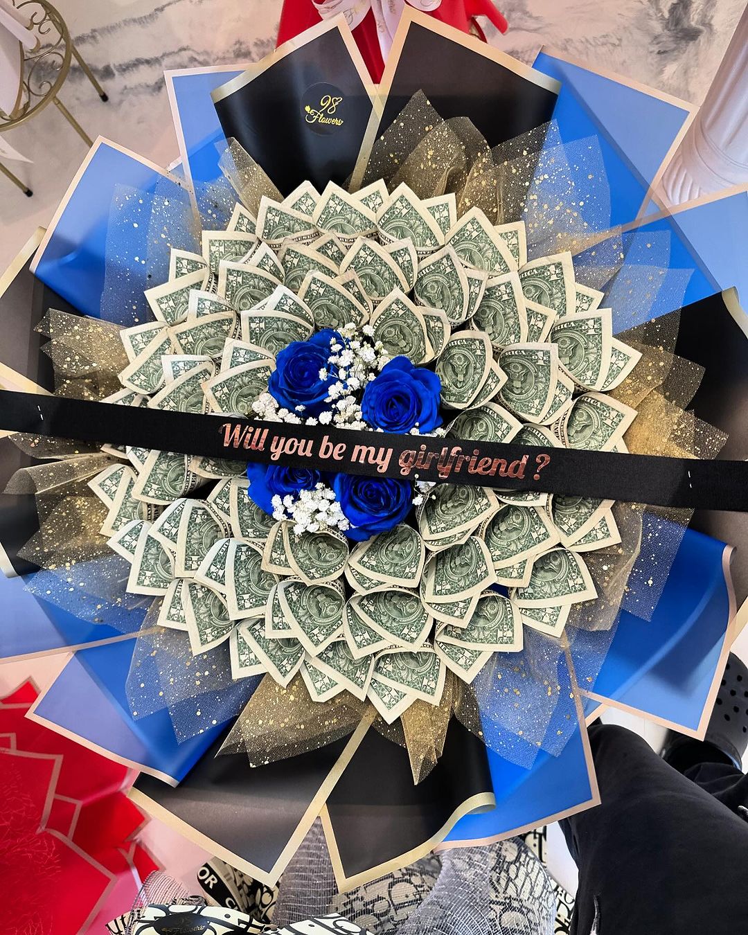Romantic Proposal Money Bouquet image 0