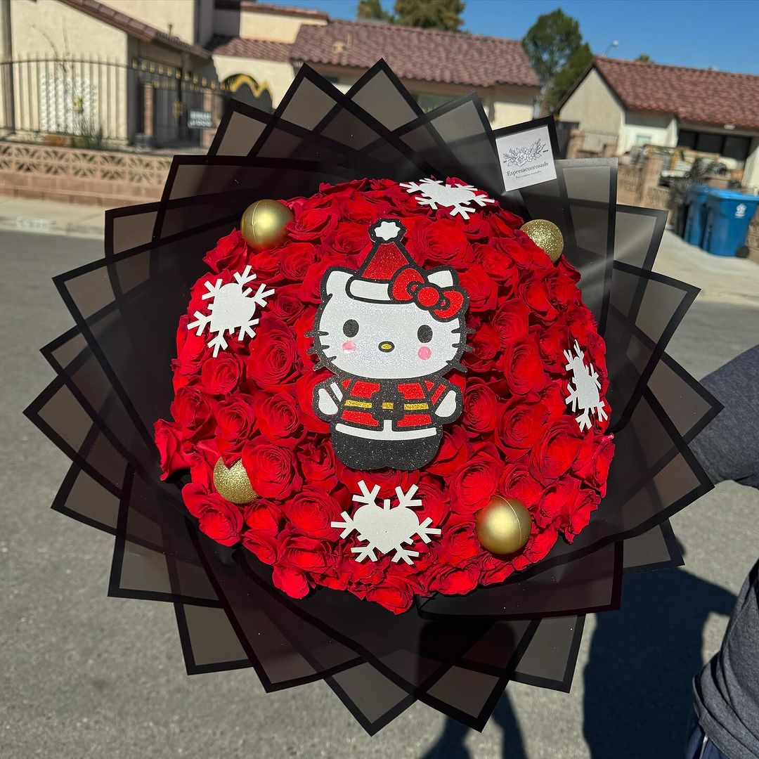 Santa Kitty Holiday Rose Spectacle 🎅🐱🌹 image 0
