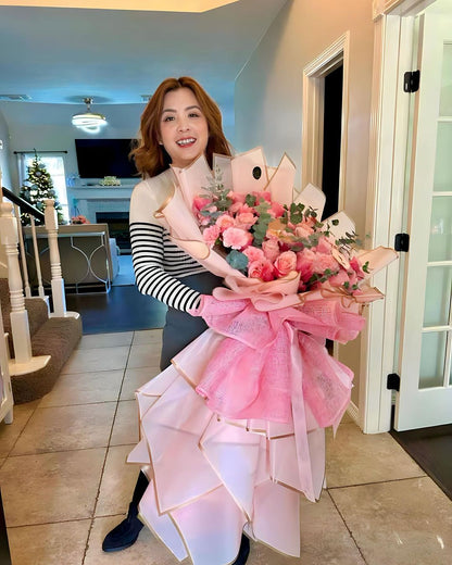 Pink Elegance Giant Bouquet image 1