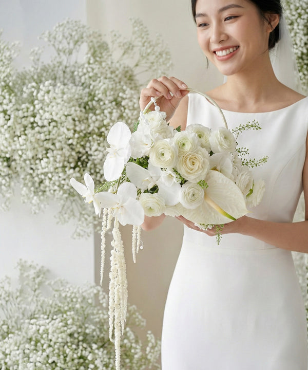 Ivory Cascade Bridal Bouquet image 1