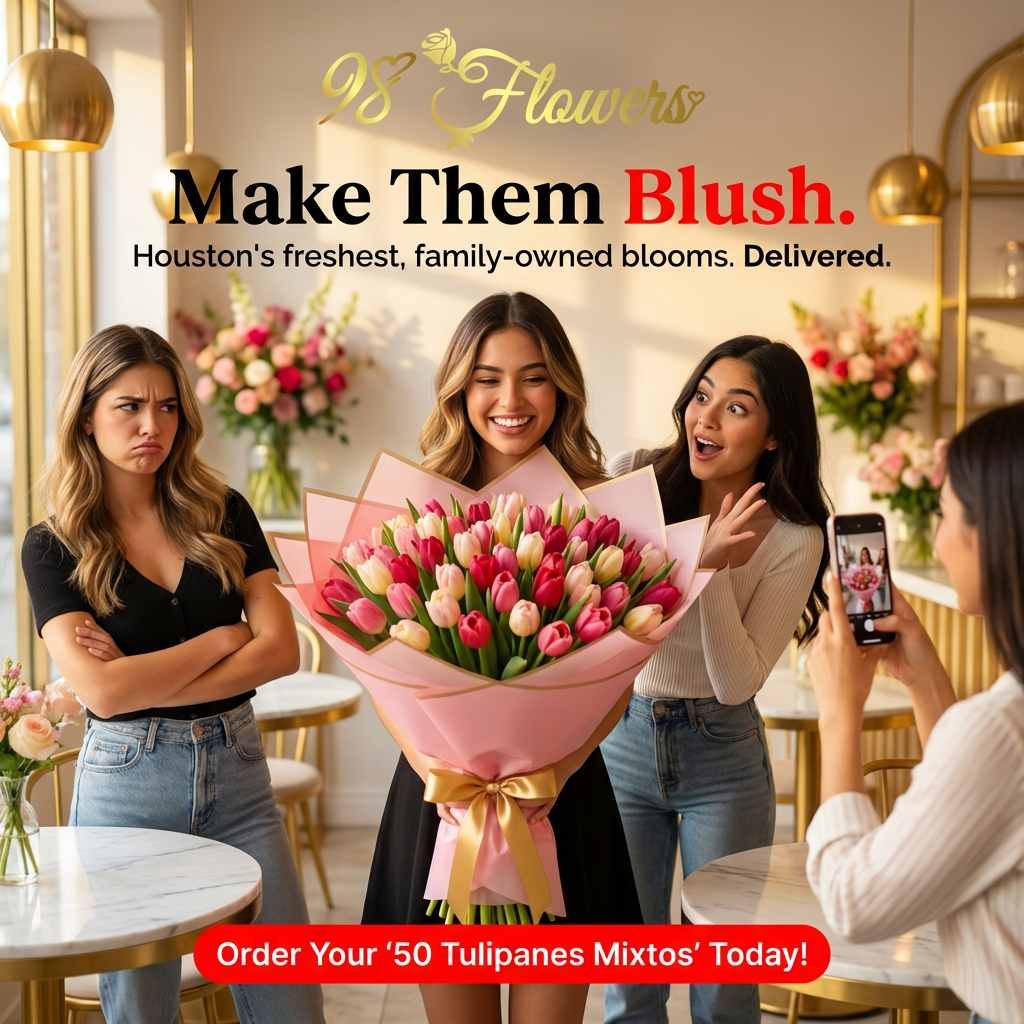 Exquisite Mixed Tulip Bouquet for Special Moments image 1