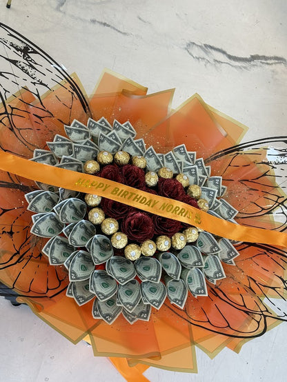 Golden Wing Money Bouquet image 2