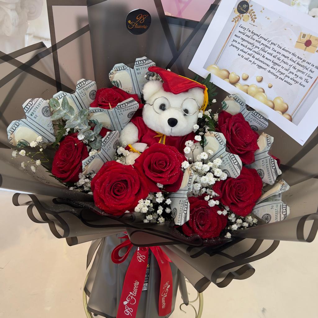 Prosperous Future Rose Bouquet image 0