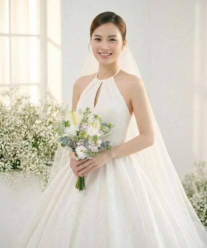 Lavender Garden Bridal Bouquet image 1