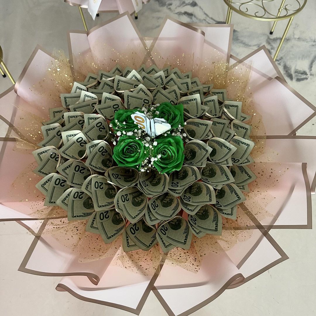 Emerald Fortune Money Bouquet image 1