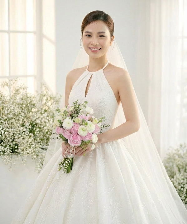 Blush Romance Bridal Bouquet image 1