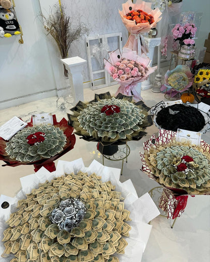 Silver Roses Money Flowers image 1