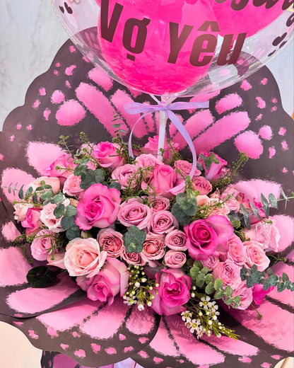 Butterfly Balloon Anniversary Bouquet image 2