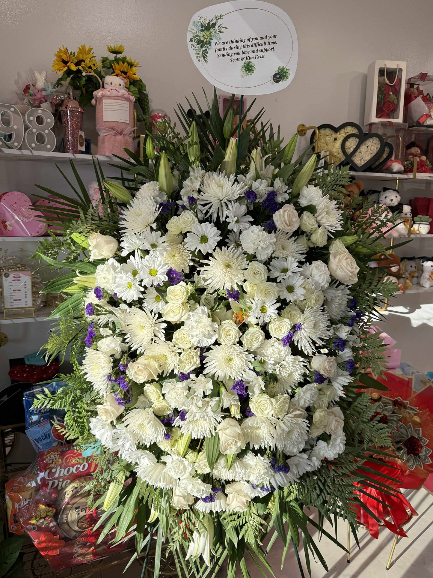 Eternal Peace Standing Wreath image 0