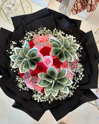 Royal Bloom Money Bouquet image 1