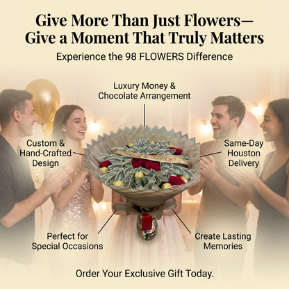 Luxury Money Bouquet Chocolate - 50 bills image 1