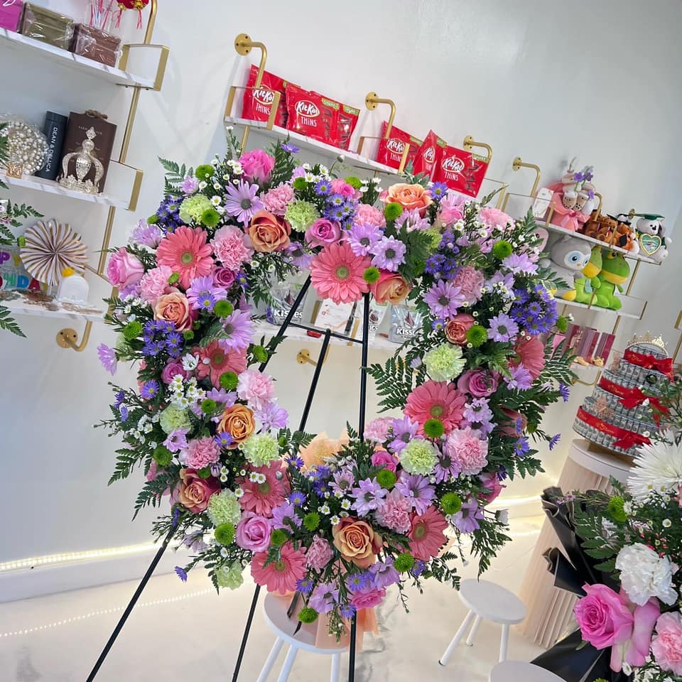Celebration of Life Pastel Wreath image 0