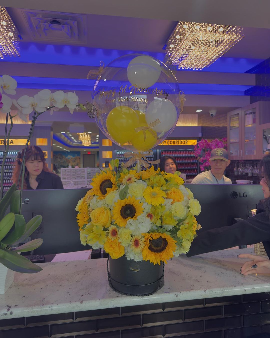 Golden Radiance Celebration Arrangement image 1