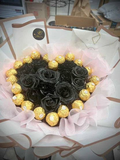 Black Heart Rose Chocolate image 7