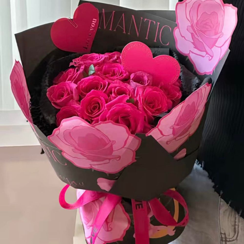 Midnight Elegance Rose Bouquet image 0