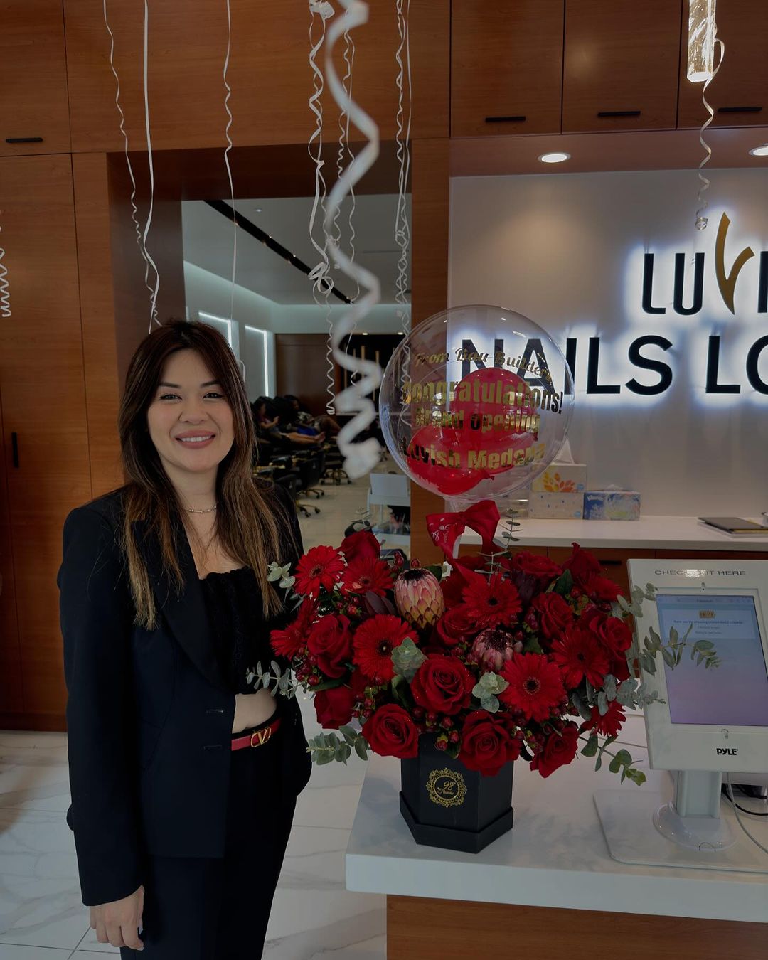 Red Passion Grand Opening Floral Arrangement image 1