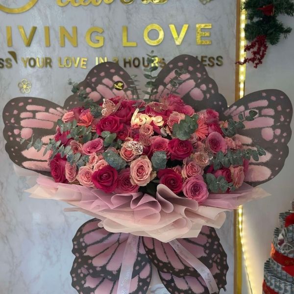 Butterfly Kisses Floral Arrangement