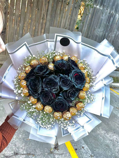 Black Heart Rose Chocolate image 3