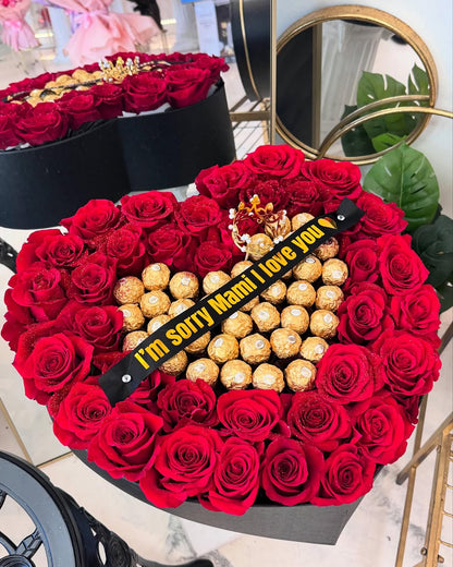 Sweet Apology Heart Bouquet image 2