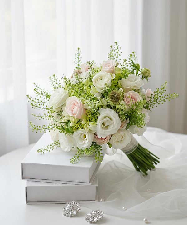 Soft Garden Bridal Bouquet image 0