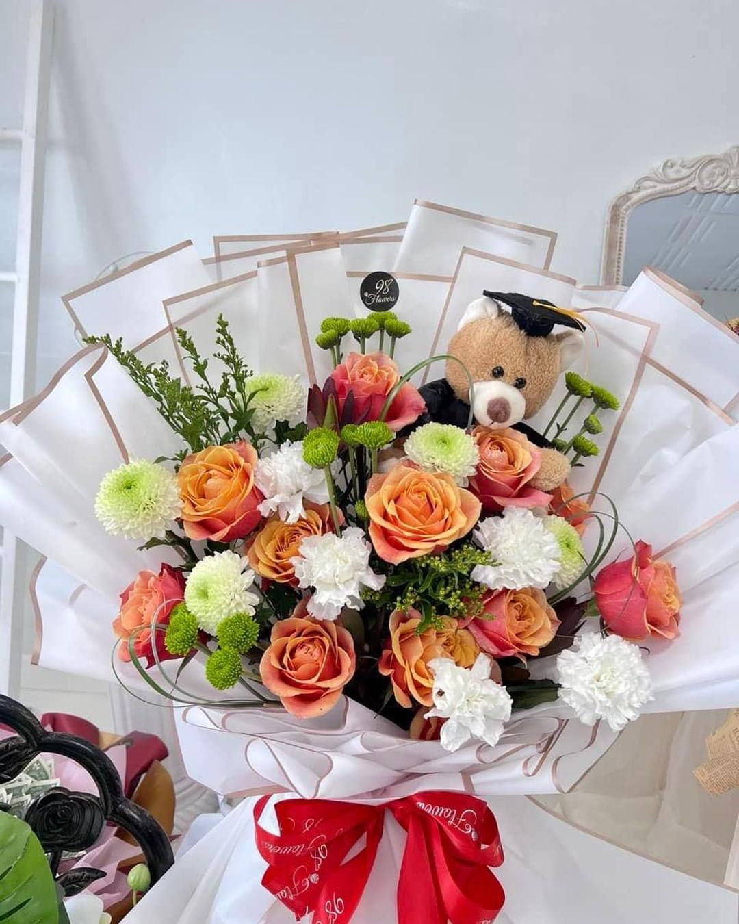 Teddy & Tangerine Bliss Bouquet image 2