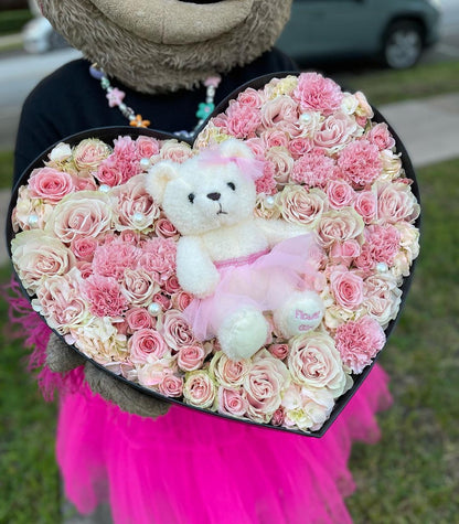 Teddy's Blossom Basket image 1