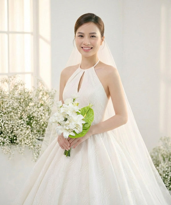 Ivory Garden Bridal Bouquet image 2