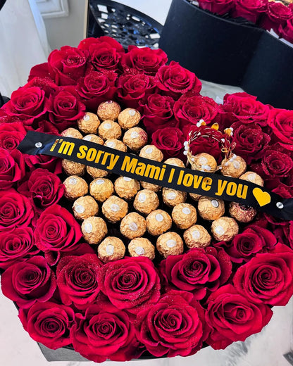 Sweet Apology Heart Bouquet image 0