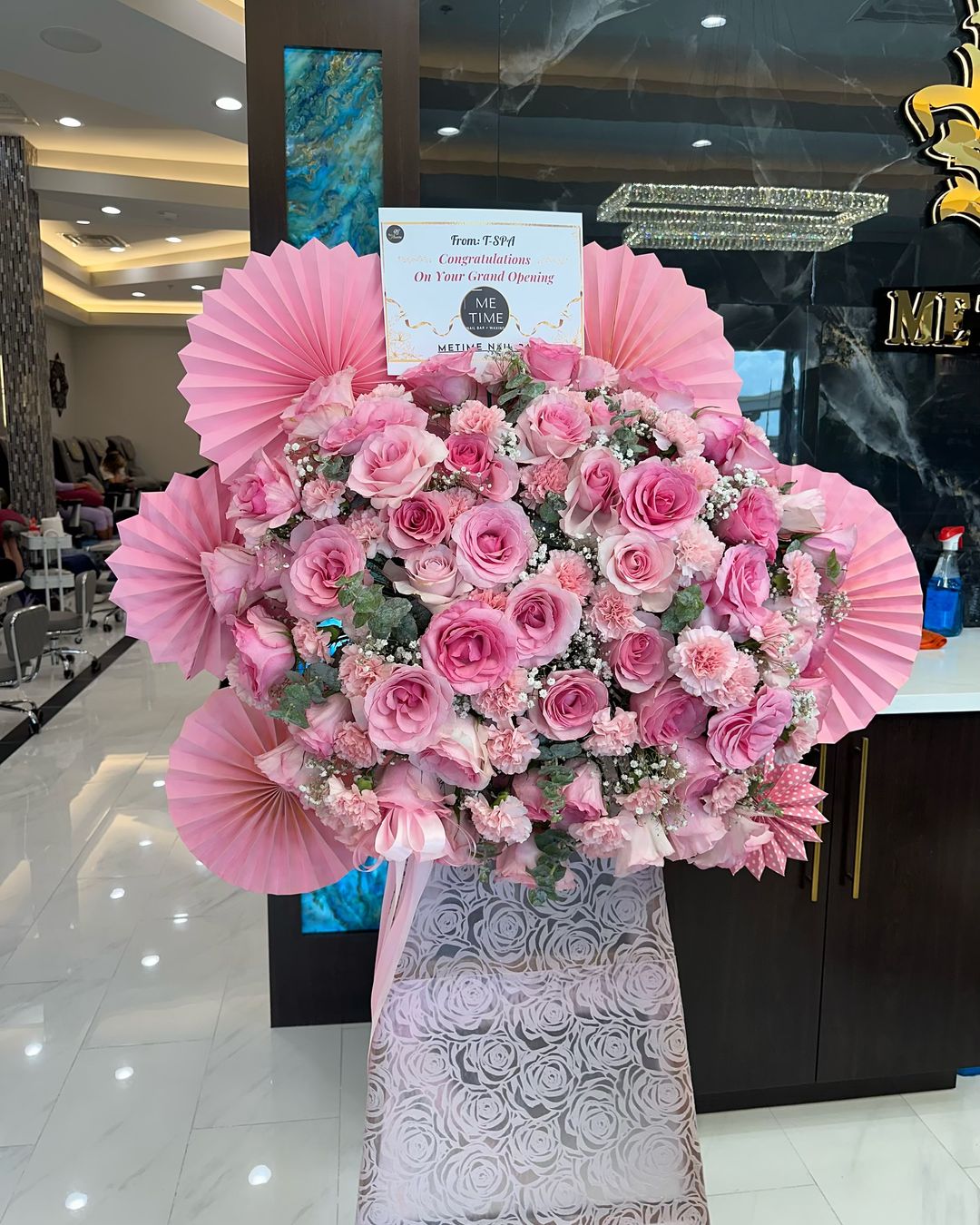 Pink Grandeur Grand Opening Standee image 0