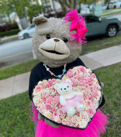 Teddy's Blossom Basket image 2
