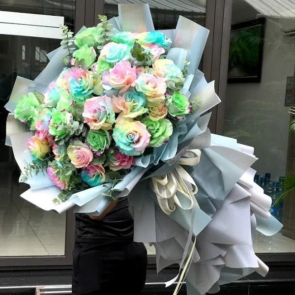 Bouquet of Ecuadorian Roses 7 Colors image 2