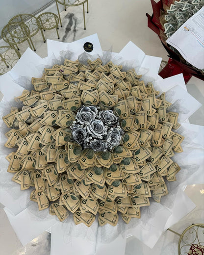 Silver Roses Money Flowers image 0