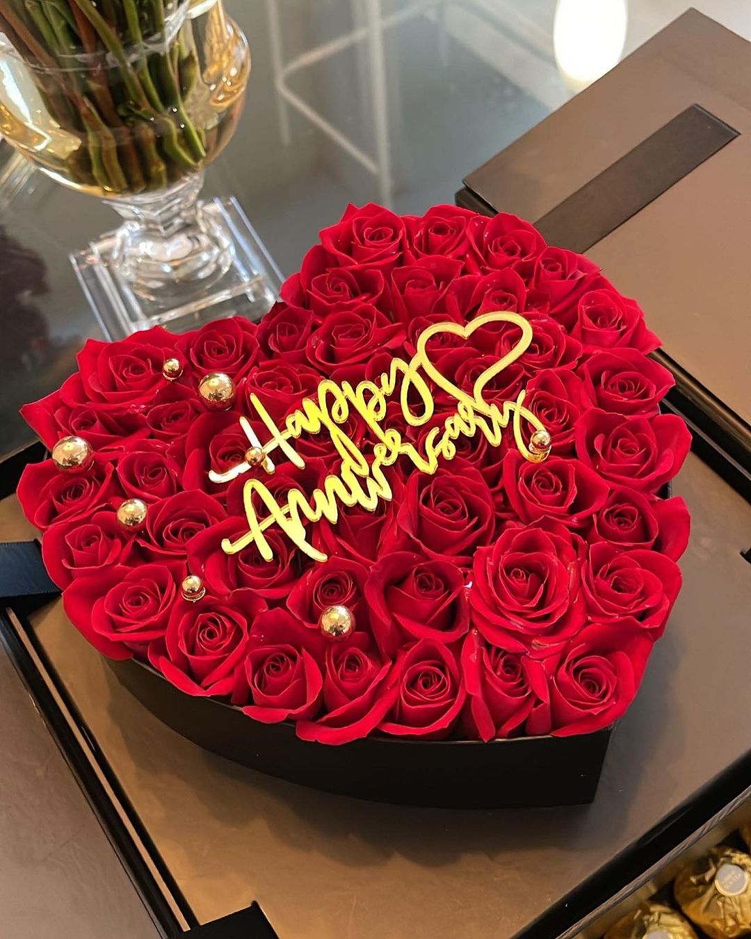 Romantic Anniversary Rose and Chocolate Box 🌹🍫❤️ image 1