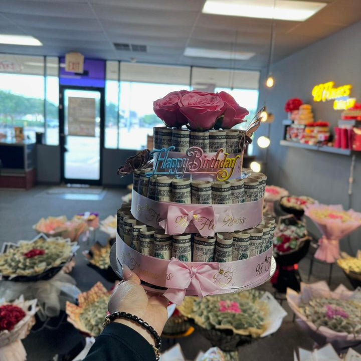 Birthday Bliss Cash Cake