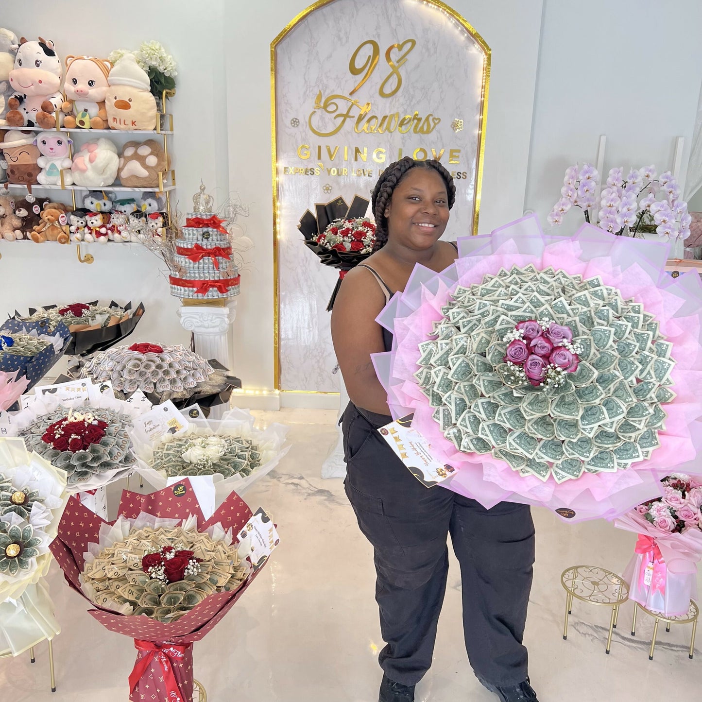 Pink Prosperity Bouquet image 0