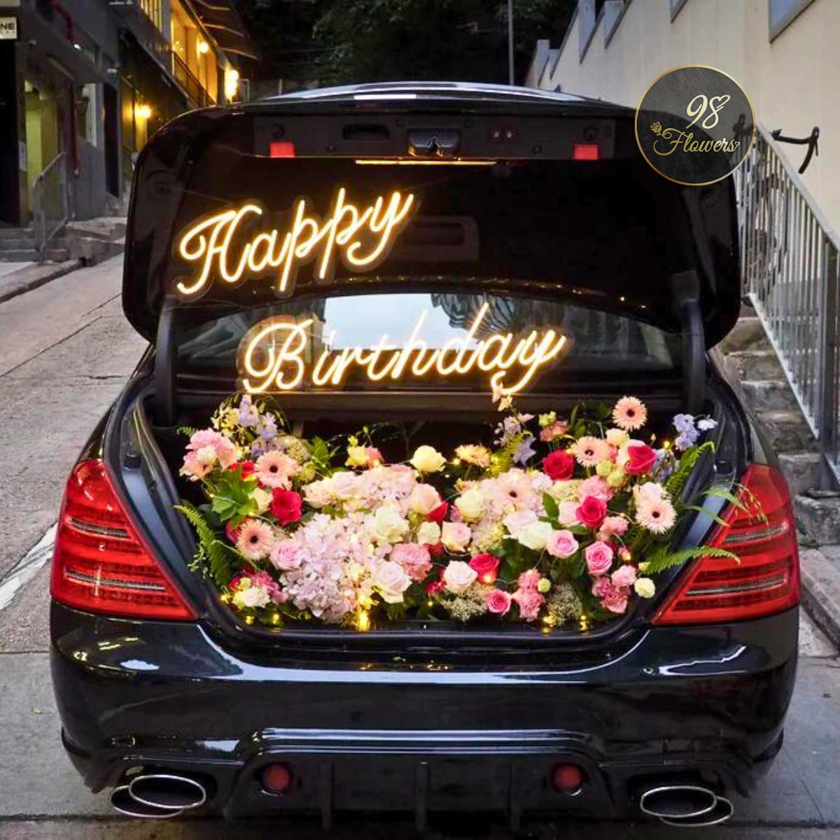 Car Trunk Radiance Birthday Bouquet image 0
