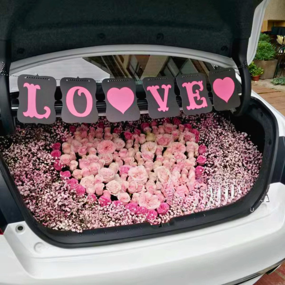 Love Blossom Car Trunk Arrangement image 0