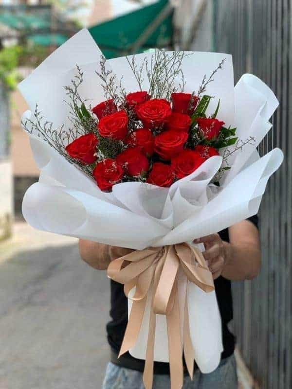 Dear Heart Red Roses Bouquet - Big Size image