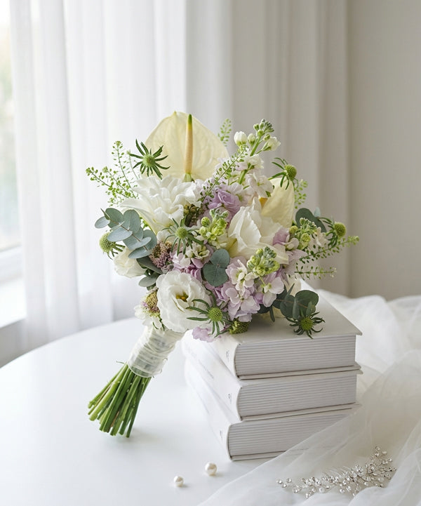 Lavender Garden Bridal Bouquet image 0