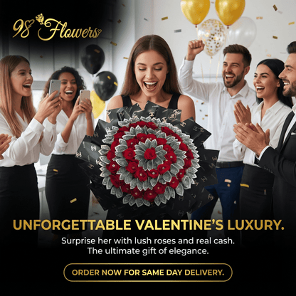 Chanel Extravagance Money Bouquet - 98 FLOWERS