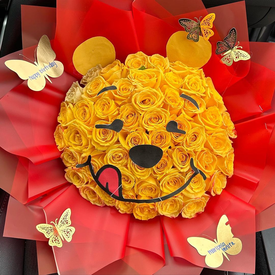Sunny Smiles Birthday Rose Arrangement 🌞😄🌹 image 2
