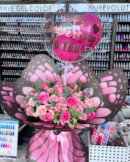 Butterfly Balloon Anniversary Bouquet image 4