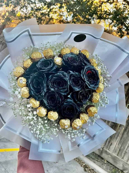 Black Heart Rose Chocolate image 1