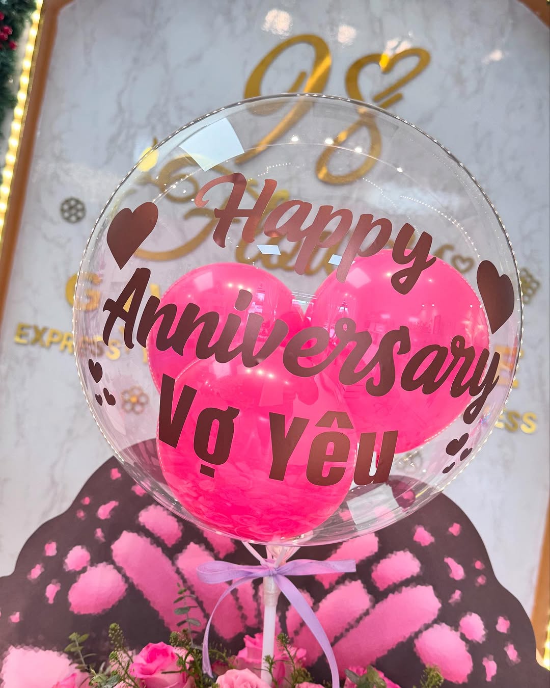 Butterfly Balloon Anniversary Bouquet image 1