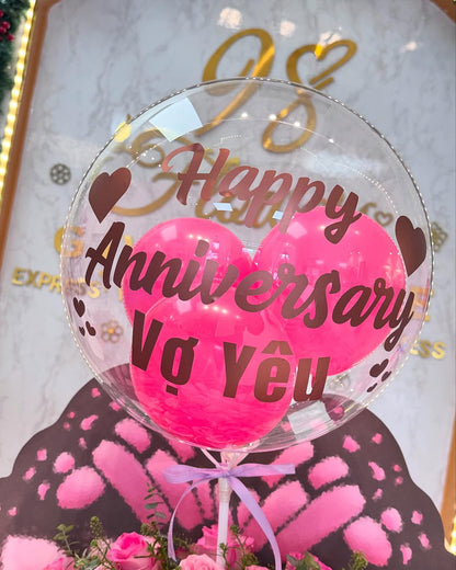 Butterfly Balloon Anniversary Bouquet image 1