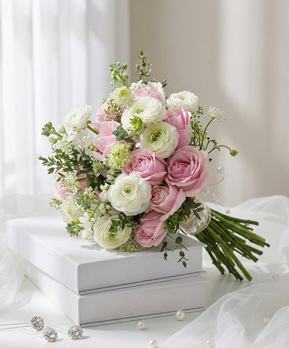 Blush Romance Bridal Bouquet image 0