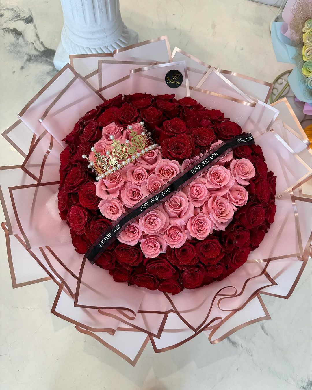 Regal Romance Rose Arrangement image 2