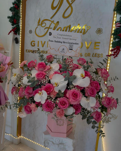 Blushing Orchid Grand Opening Arrangement image 0